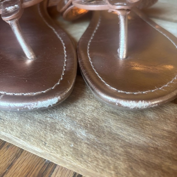 Tory Burch Miller Sandals in Rose Gold Size 6.5 - Picture 5 of 7